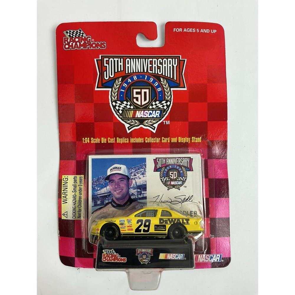 1998 Racing Champions NASCAR 50th‎ Anniversary #29 DeWalt 1:64 Diecast Car